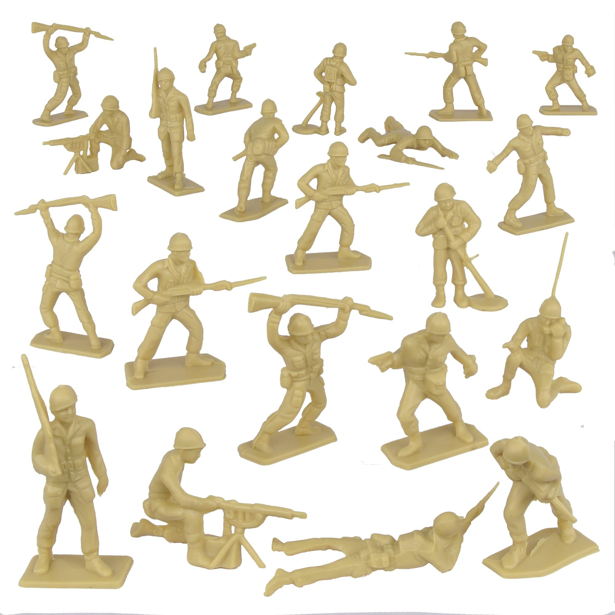 Amazon.co.jp: Tim Mee トイ プラスチック アーミーメン - 28ピース